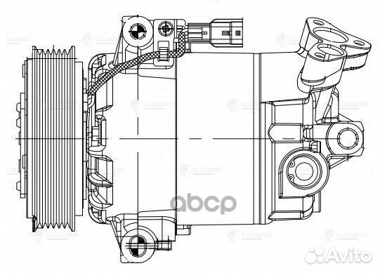 Компрессор кондиционера nissan qashqai 2.0 07