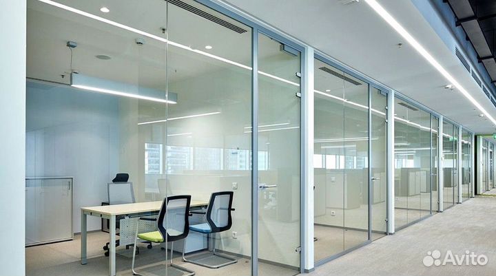 Перегородка стекло