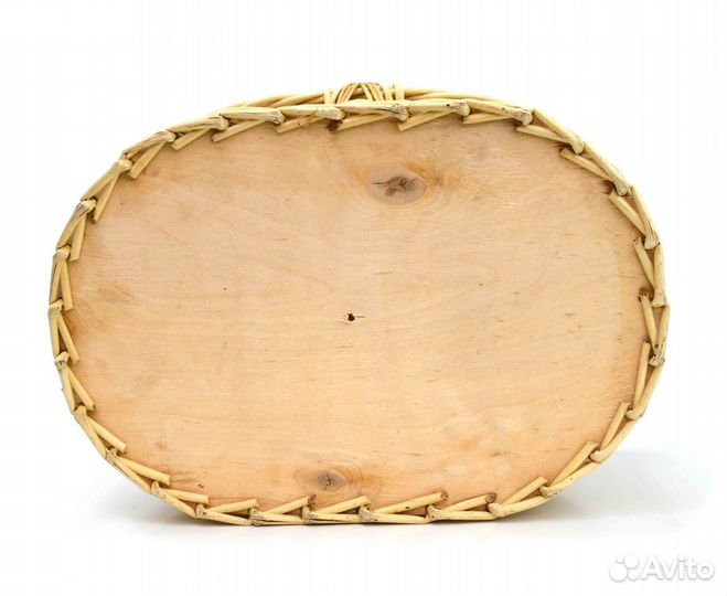 Корзина плетеная с крышкой для пикника большая 17