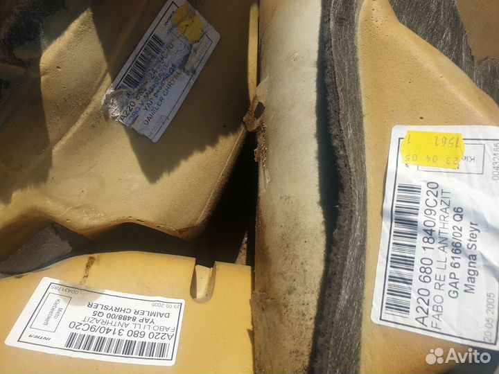 Ковролин ковер пол палас mercedes s w220 long лонг