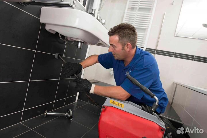 Устранение засоров,Прочистка канализации,Сантехник