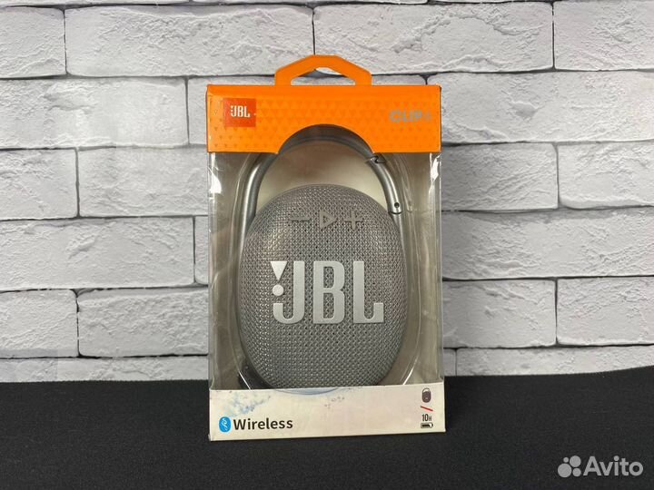 Серая Колонка jbl clip 4