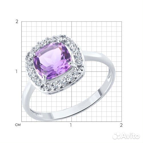 Кольцо sokolov из серебра, 92014640, р.17