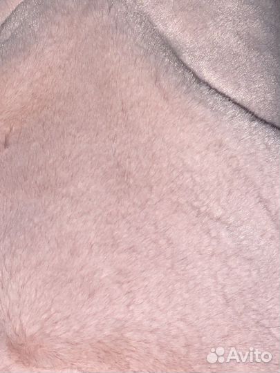 Пушистый свитер, розовый, на рост 164