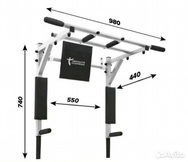 Турник брусья пресс 3 в 1 новый + установка