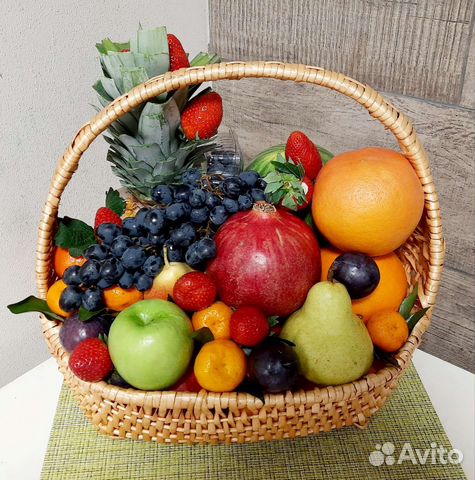 Букеты из сухофруктов, фруктовые корзины