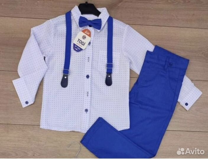 Рубашка с брюками для мальчика р.86,92,104