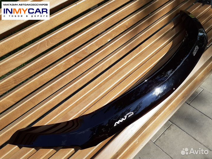 Дефлектор капота Hyundai Santa Fe 3 (2012-2018)