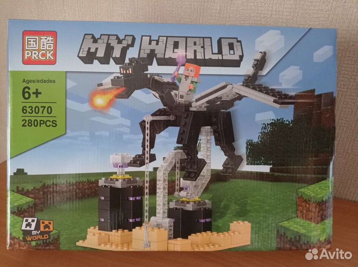 Майнкрафт 63070 Нападение Черного Дракона Эндер