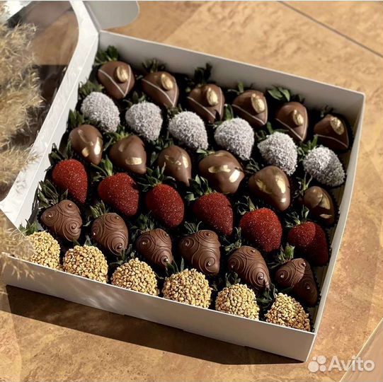 Клубника в шоколаде мужские наборы