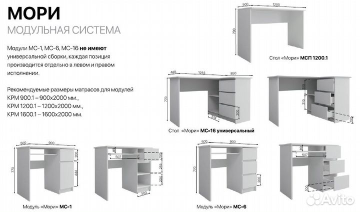 Письменный столы