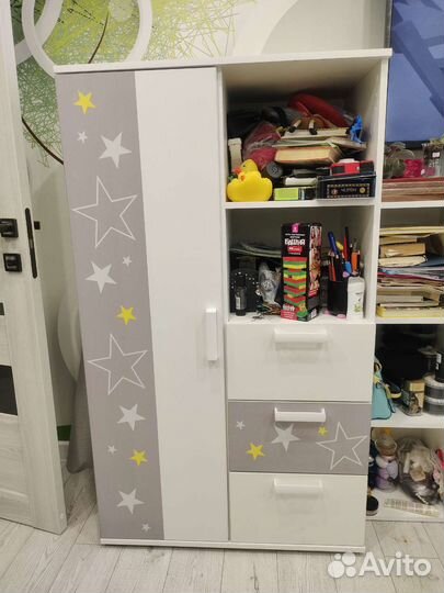 Детская мебель шкаф и стеллаж бу