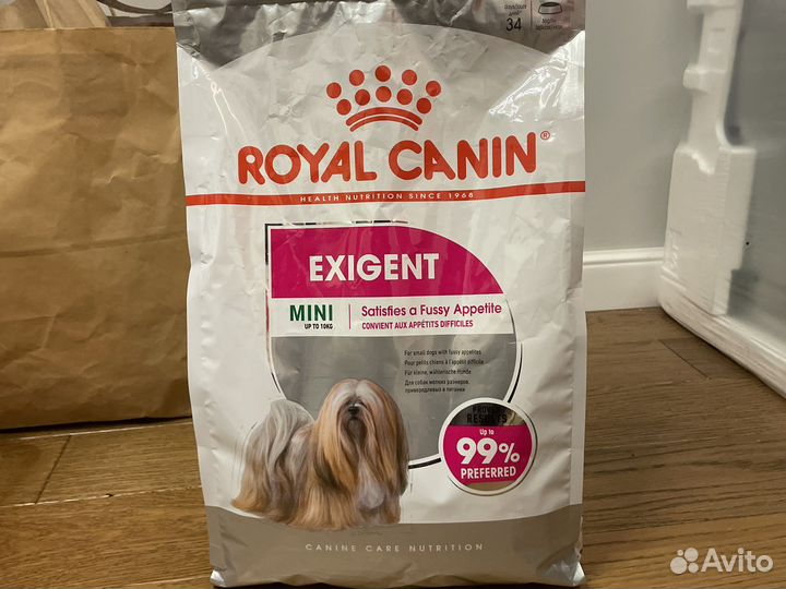 Royal canin exigent для собак до 10 кг