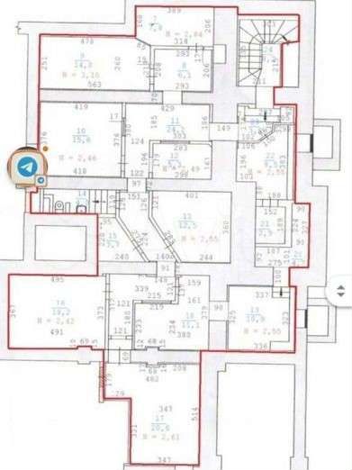 Офис в центре города, 180 м²