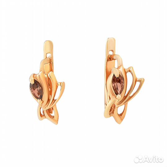 Серьги Золото новое