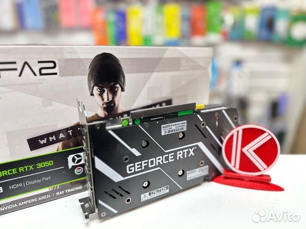 Видеокарта KFA2 GeForce RTX 3050 X Black