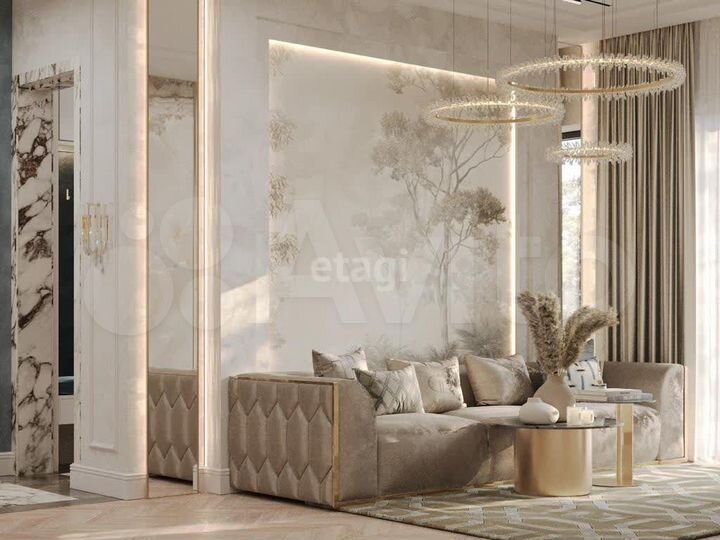 4-к. квартира, 142,6 м², 2/6 эт.