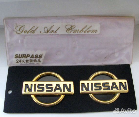 Эмблемы на Nissan/Металл-24К/Япония/Новые