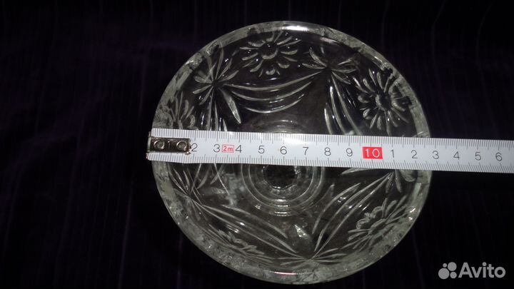 Ваза хрустальная, конфетница