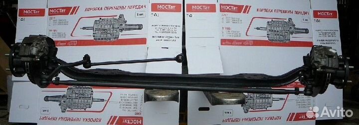 Подвеска передняя Газель в сборе ось мост