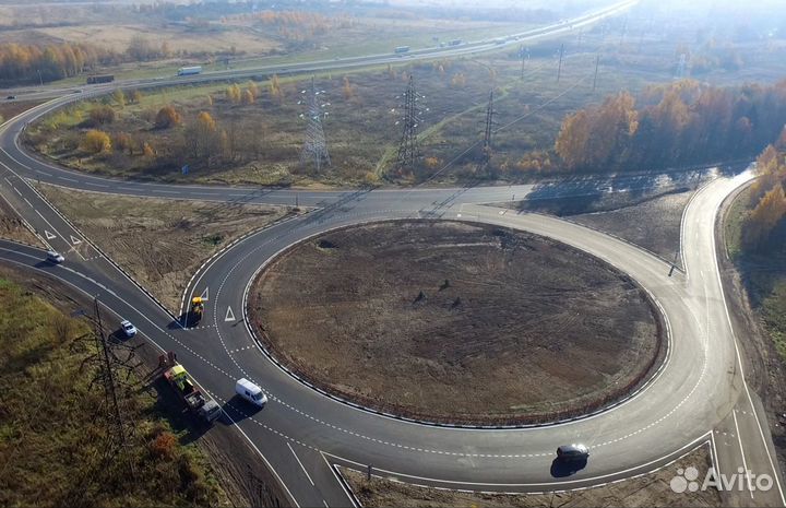 Работа по нанесению дорожной разметки