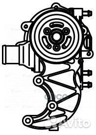 LWP0521 luzar Насос водяной для а/м Chevrolet