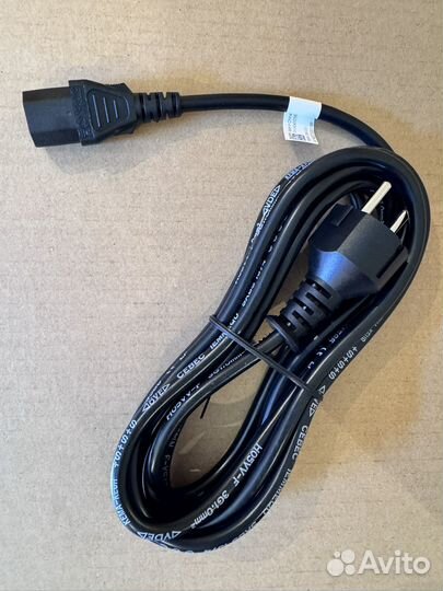 Кабель питания CEE 7/7 - IEC C13, 3метра, черный