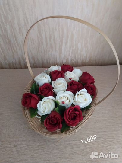 Мыльные розы букеты