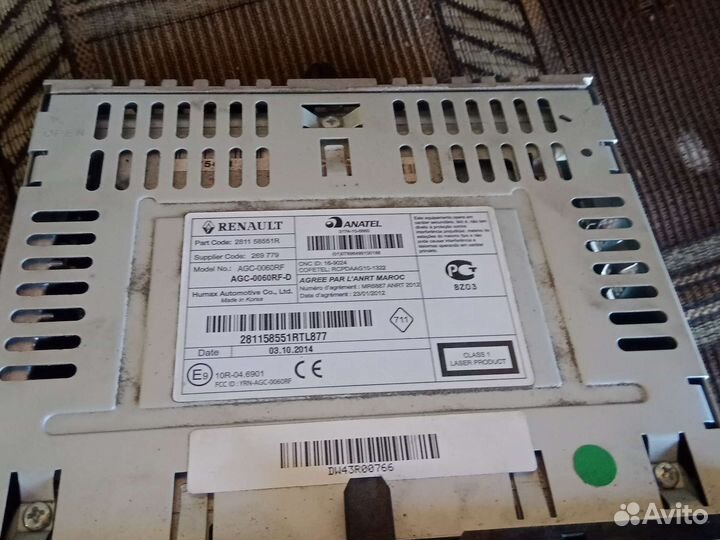 Магнитола Рено Логан 2, Рено Сандеро 2