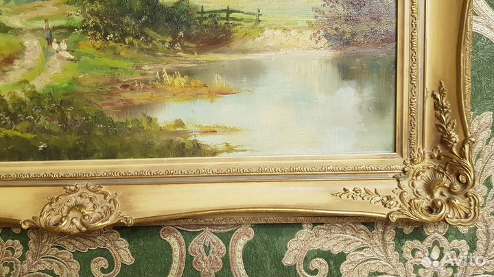 Картина маслом в рамке на холсте, Фалькенберг