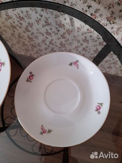Тарелки новые Мейсенский букет Чехословакия