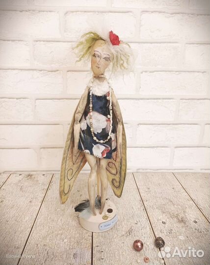 Интерьерная кукла ручной работы