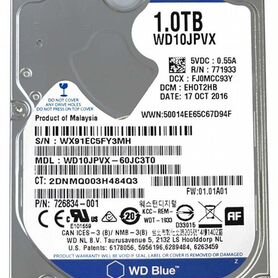 Жесткий диск Western Digital WD10jpvx 1Tb sataiii