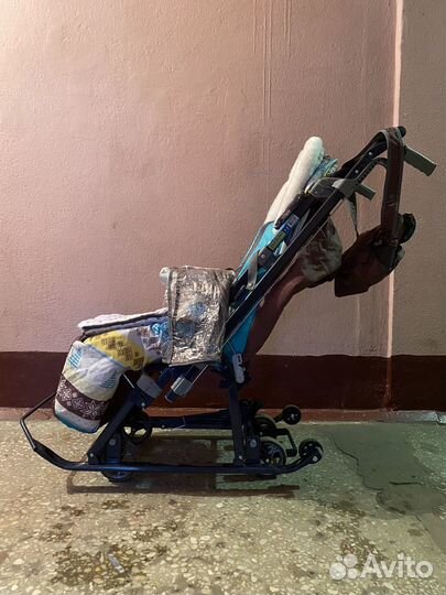 Коляска санки