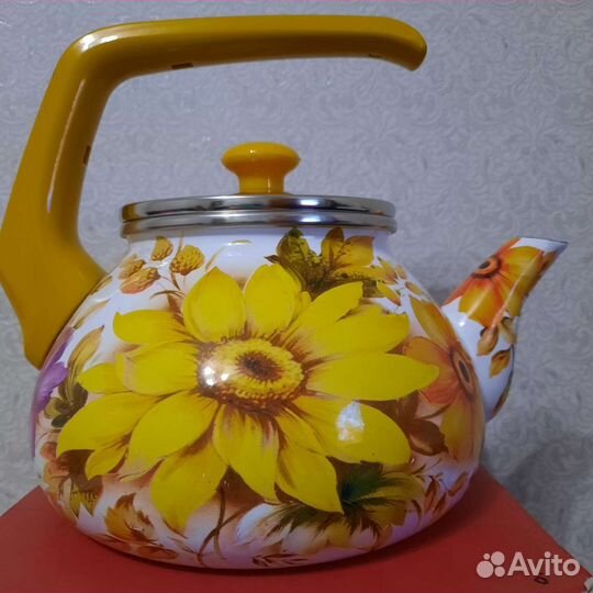 Чайник газовый новый со сколом