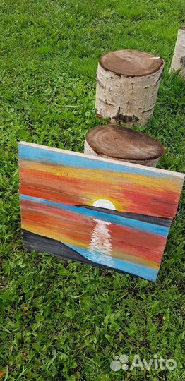 Картина на досках