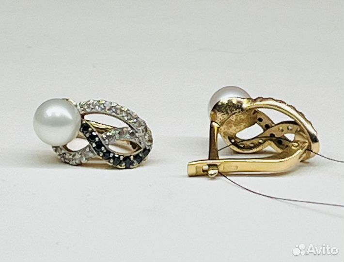 Золотые серьги