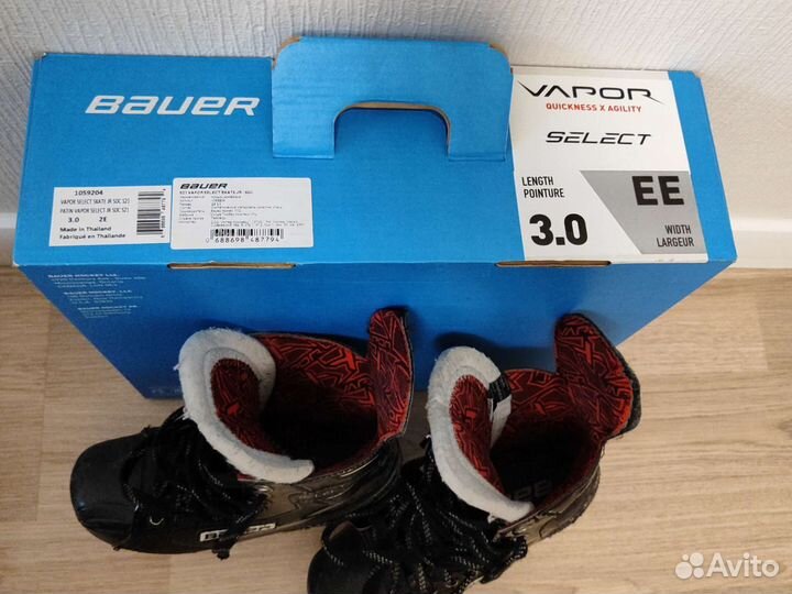 Хоккейные коньки bauer vapor