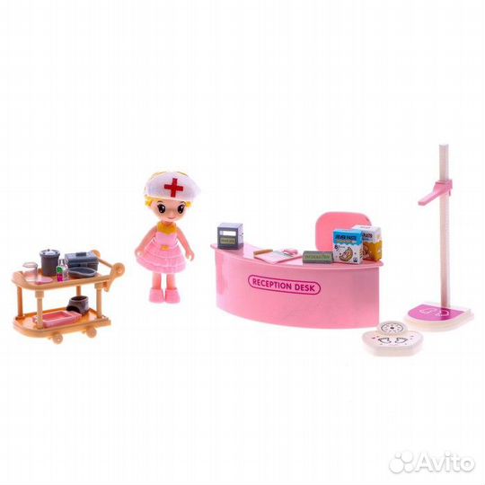 Игровой набор клиника мебель игрушка