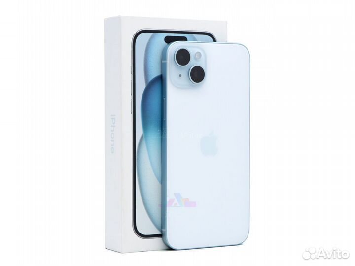 Новый iPhone 15 Plus 128Gb Blue (Синий) Nano-sim +