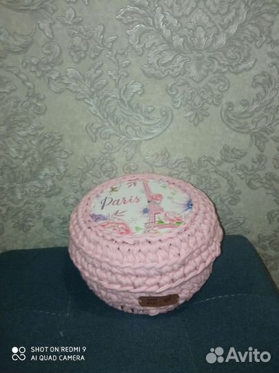 Корзинка -шкатулка, ручная работа