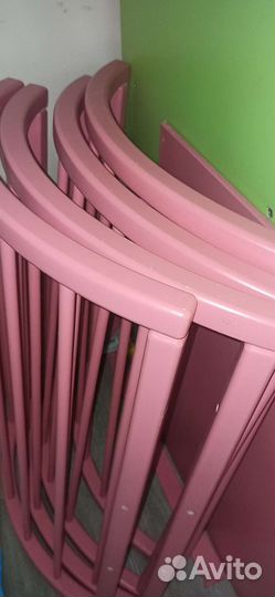 Детская овальная кроватка