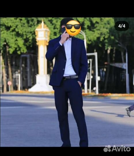 Мужской классический костюм 46 48