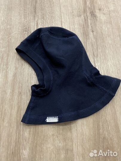 Шапка шлем зимняя для новорождённого