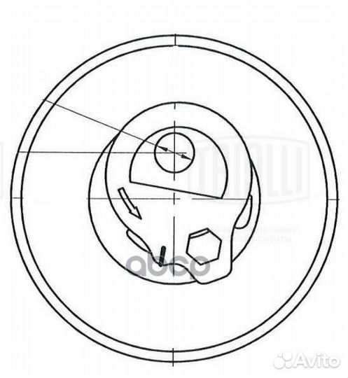 Ролик ремня грм chery tiggo 1.6 CM 6365 Trialli