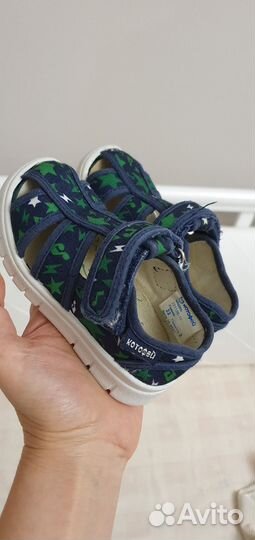 Сандали текстильные 22