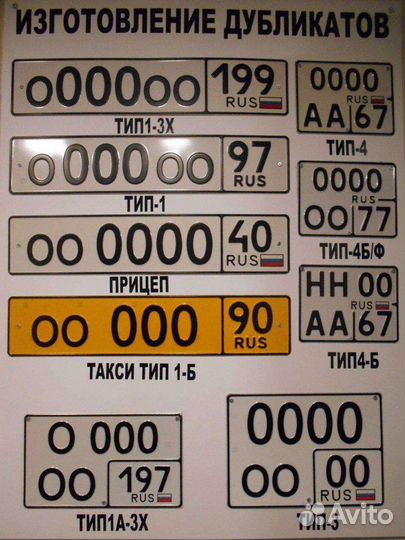 Дубликаты гос.номеров/Доп. маркировка ViN