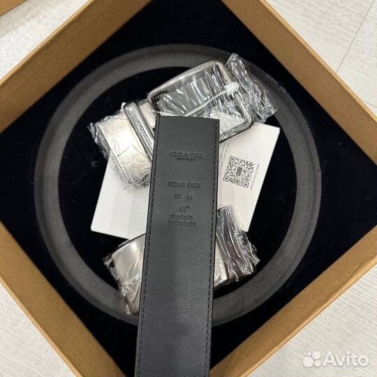 Мужской ремень с двумя пряжками Coach оригинал США
