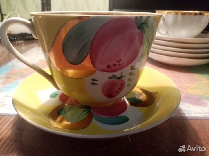 Чайная пара гигант Дулево