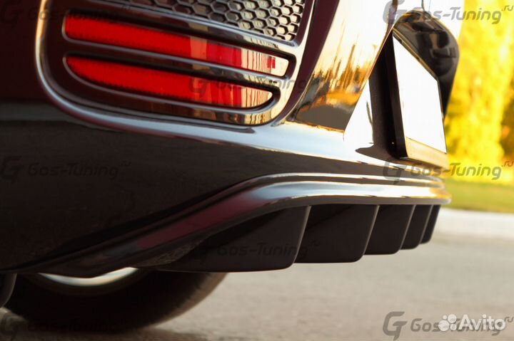 Диффузор заднего бампера GT-Line на KIA Ceed JD V2